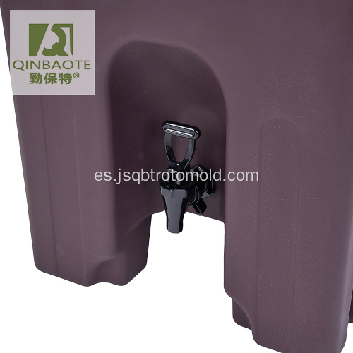 Dispensador de bebidas con aislamiento fría de LDPE de grado alimenticio con grifo para la tienda de bebidas de restaurantes